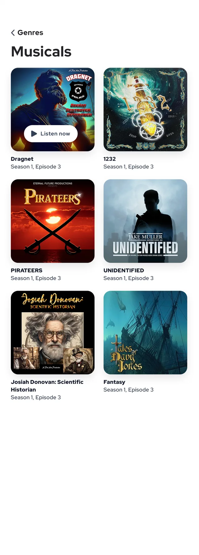 Genre / Musicals