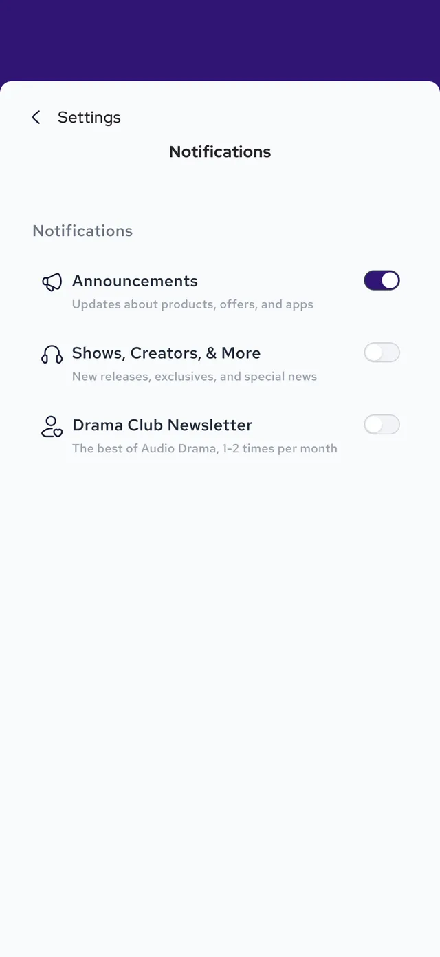 Notifications