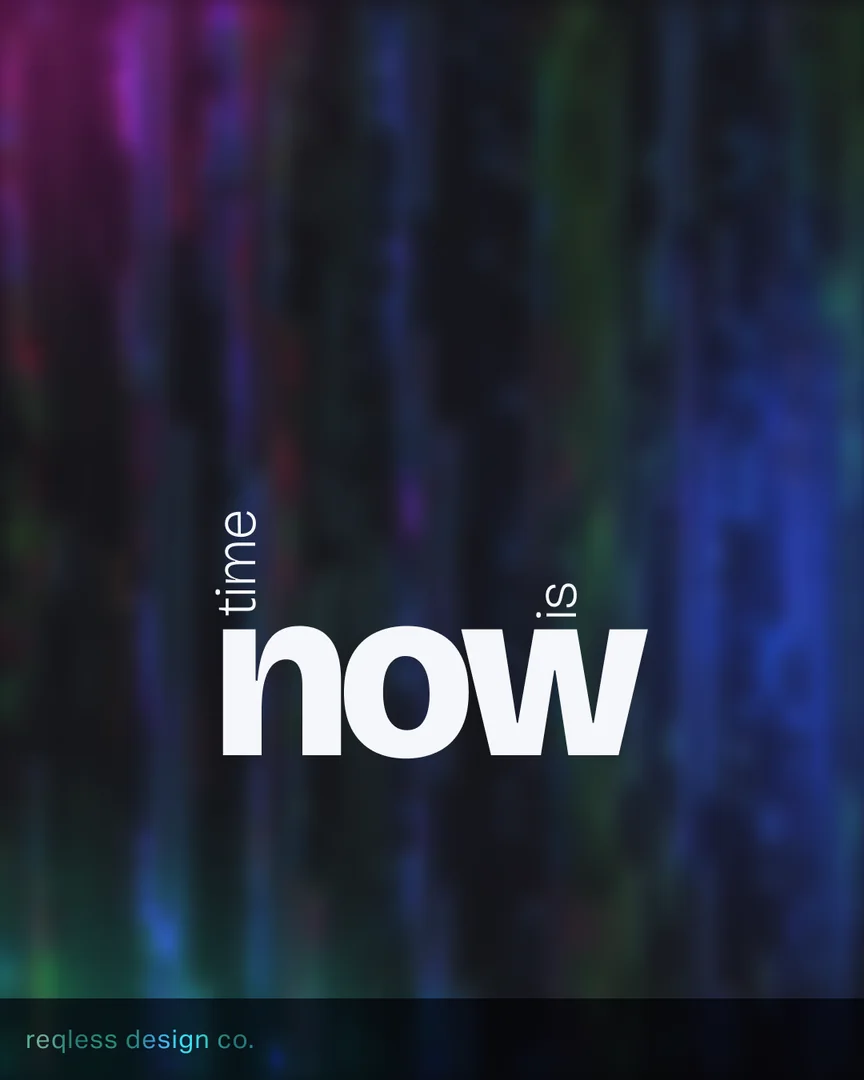 Social post: time is now