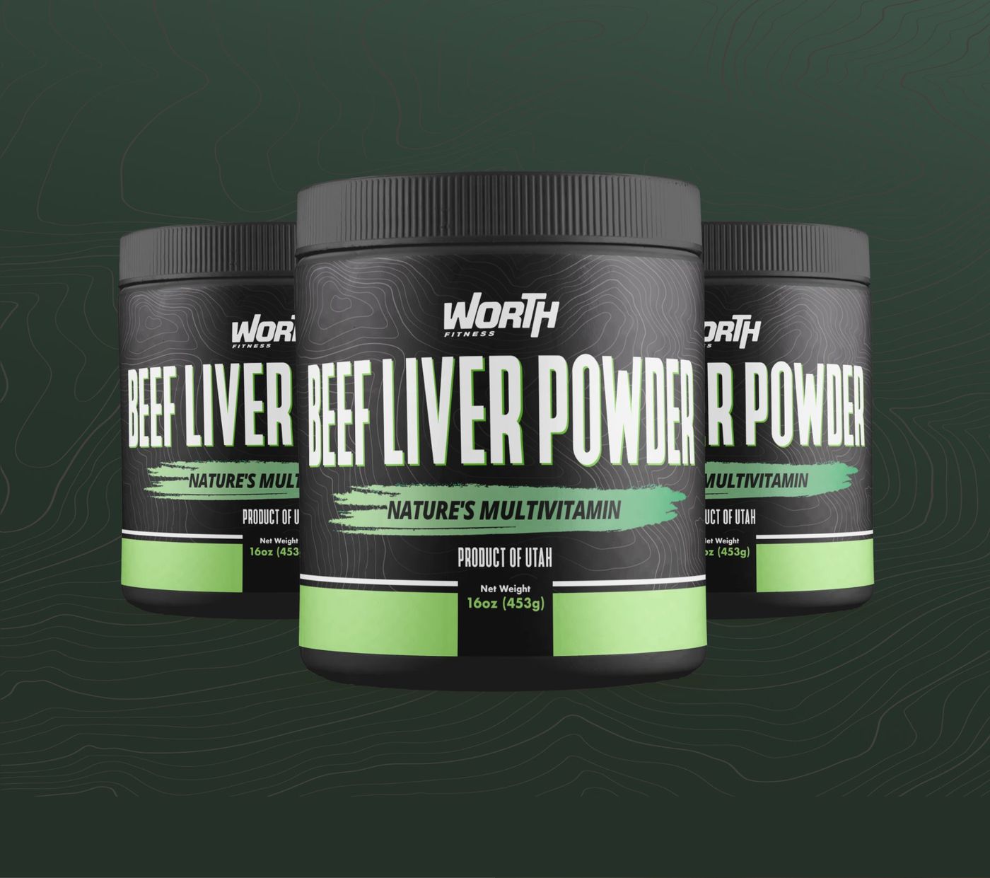 Worth beef liver powder packaging