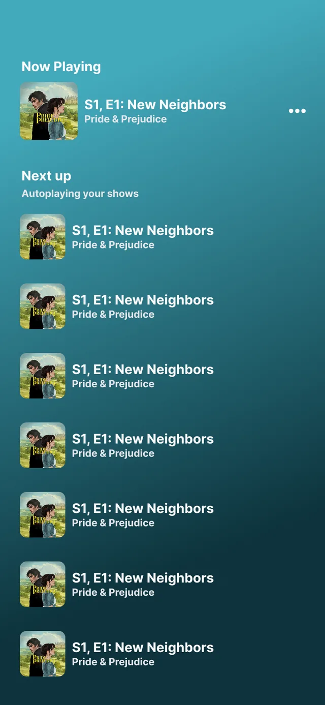 Queue / Next up